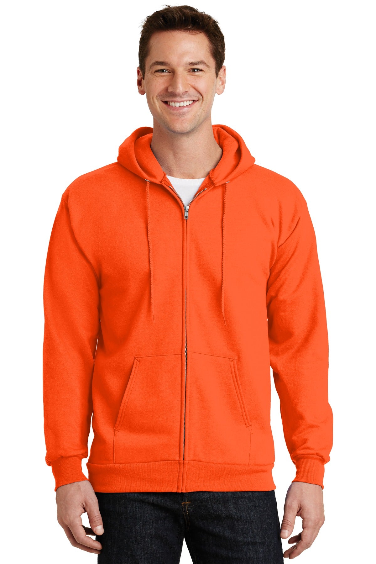 Port & Company? Essential Fleece Full-Zip Hooded Sweatshirt.  PC90ZH