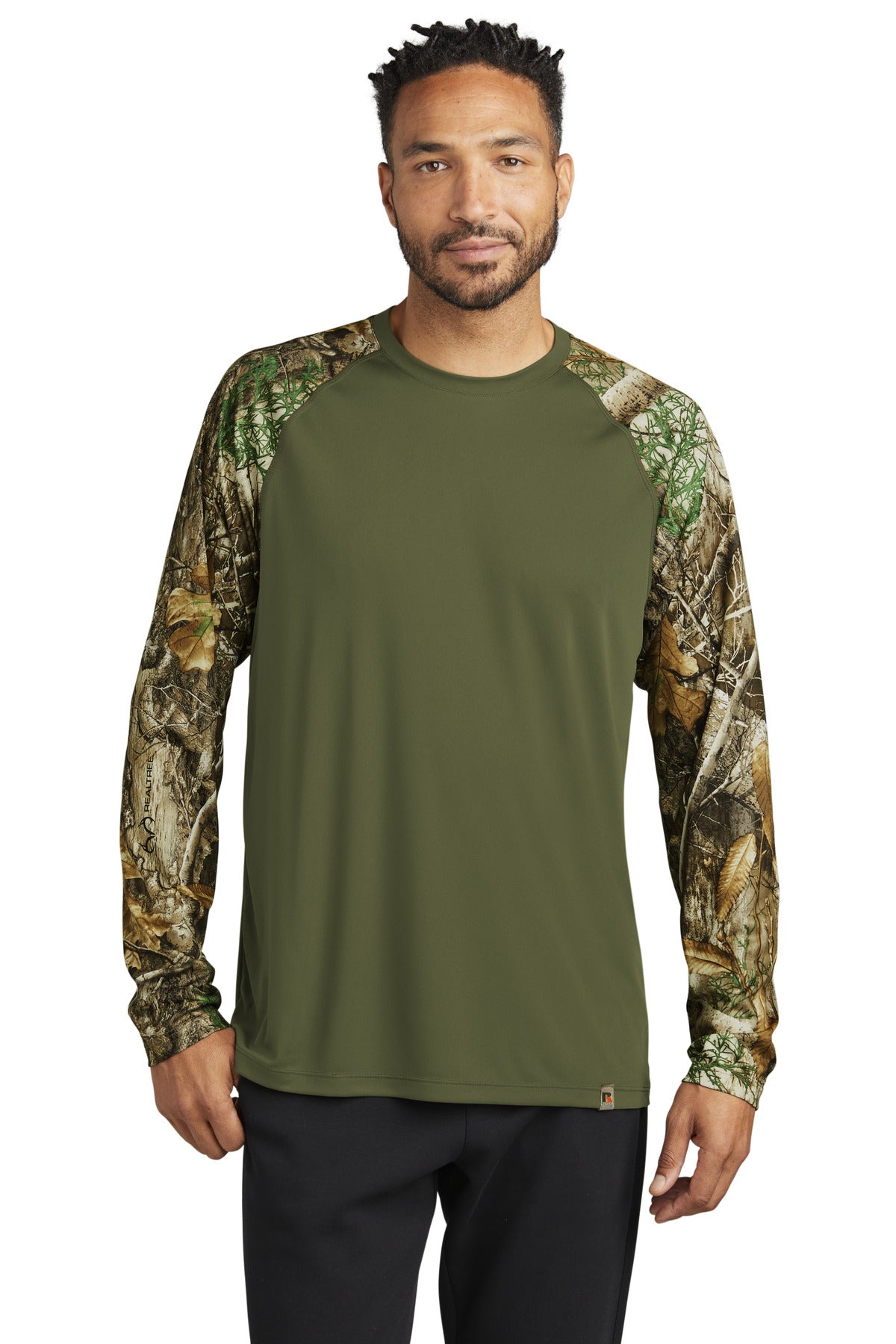 Russell Outdoors? Realtree? Colorblock Performance Long Sleeve Tee RU151LS