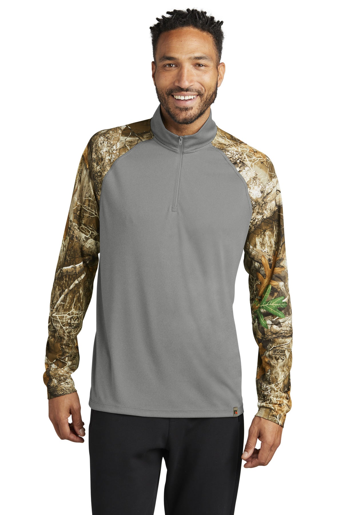 Russell Outdoors? Realtree? Colorblock Performance 1/4-Zip RU152