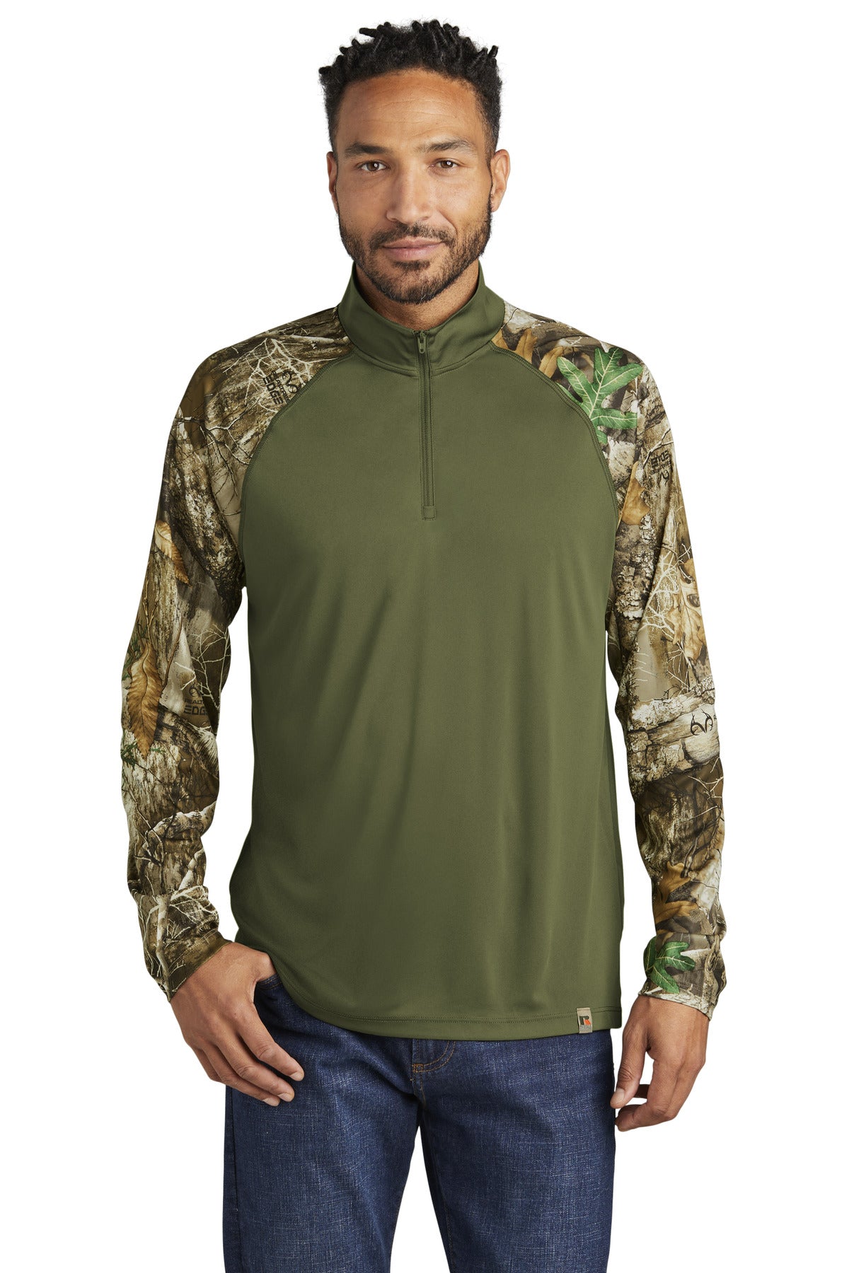 Russell Outdoors? Realtree? Colorblock Performance 1/4-Zip RU152