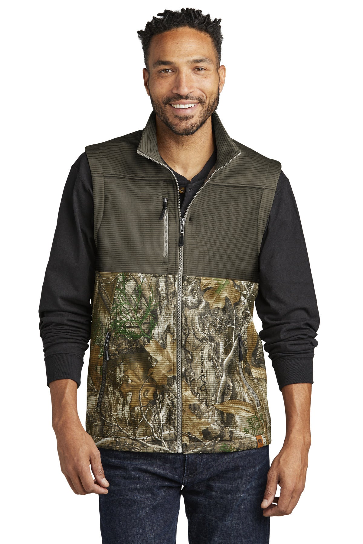 Russell Outdoors? Realtree? Atlas Colorblock Soft Shell Vest RU604