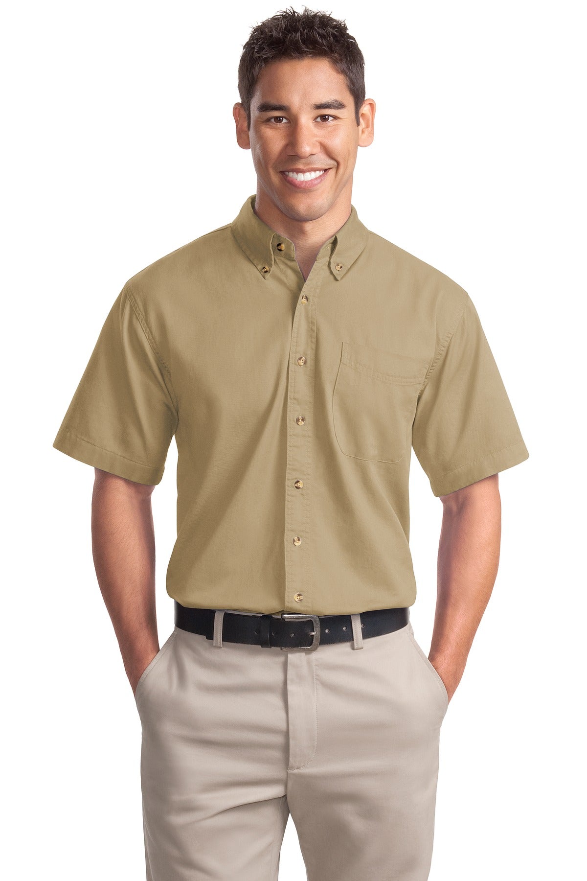 Port Authority? Short Sleeve Twill Shirt. S500T