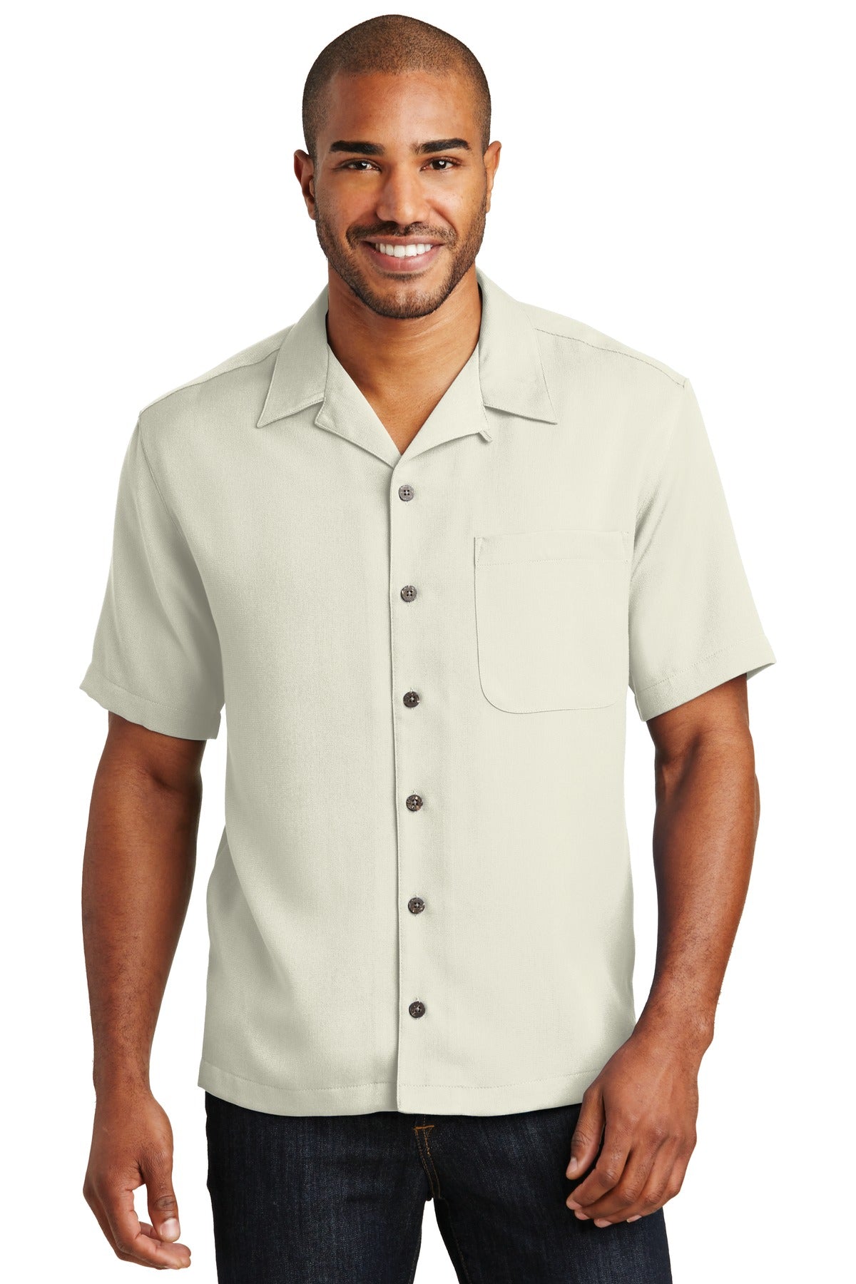 Port Authority? Easy Care Camp Shirt.  S535