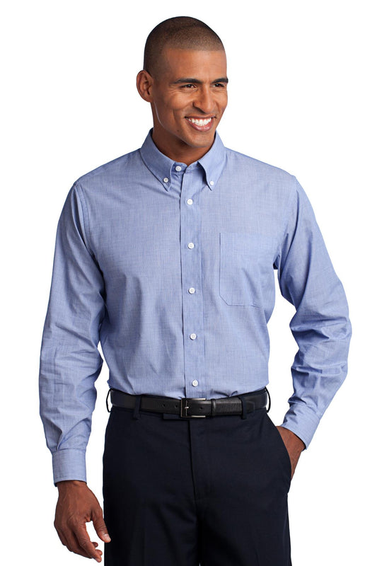 Port Authority? Tall Crosshatch Easy Care Shirt. TLS640