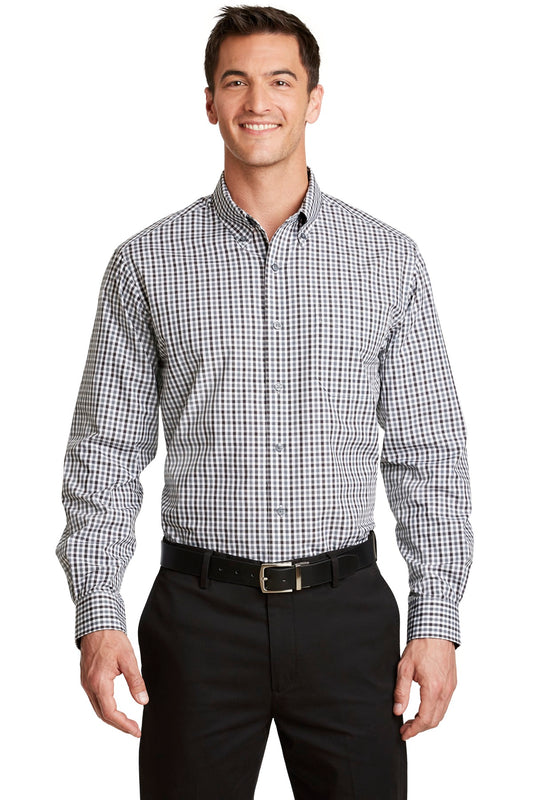 Port Authority? Long Sleeve Gingham Easy Care Shirt. S654