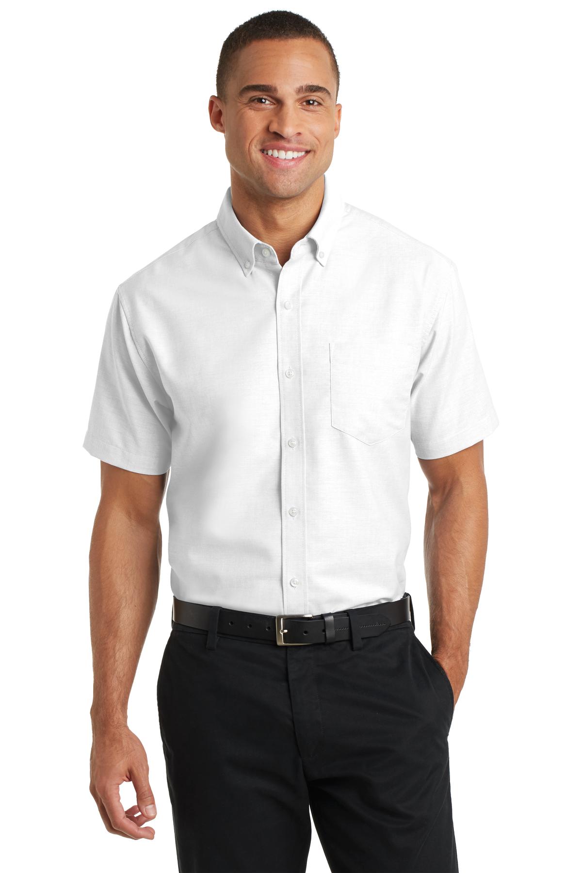 Port Authority? Short Sleeve SuperPro? Oxford Shirt. S659