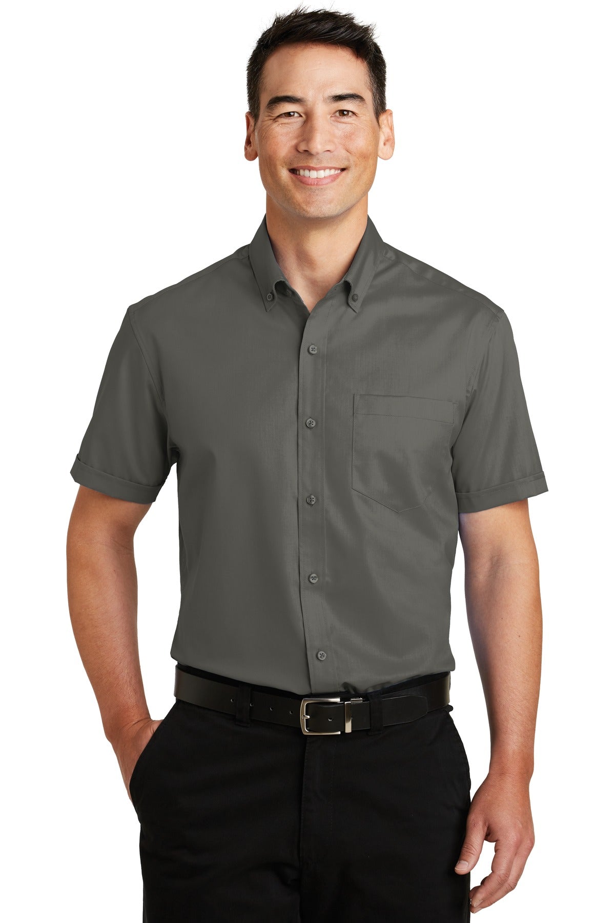 Port Authority? Short Sleeve SuperPro? Twill Shirt. S664