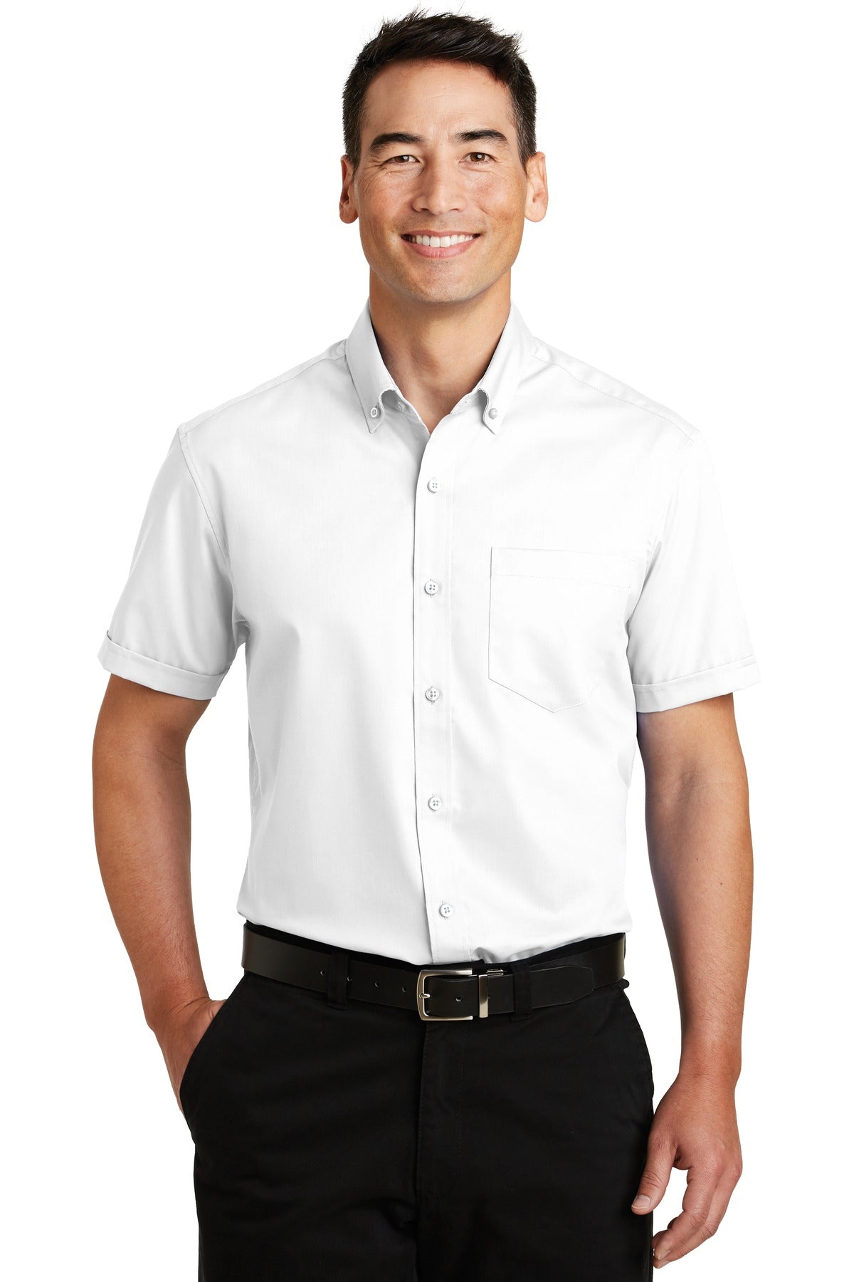 Port Authority? Short Sleeve SuperPro? Twill Shirt. S664