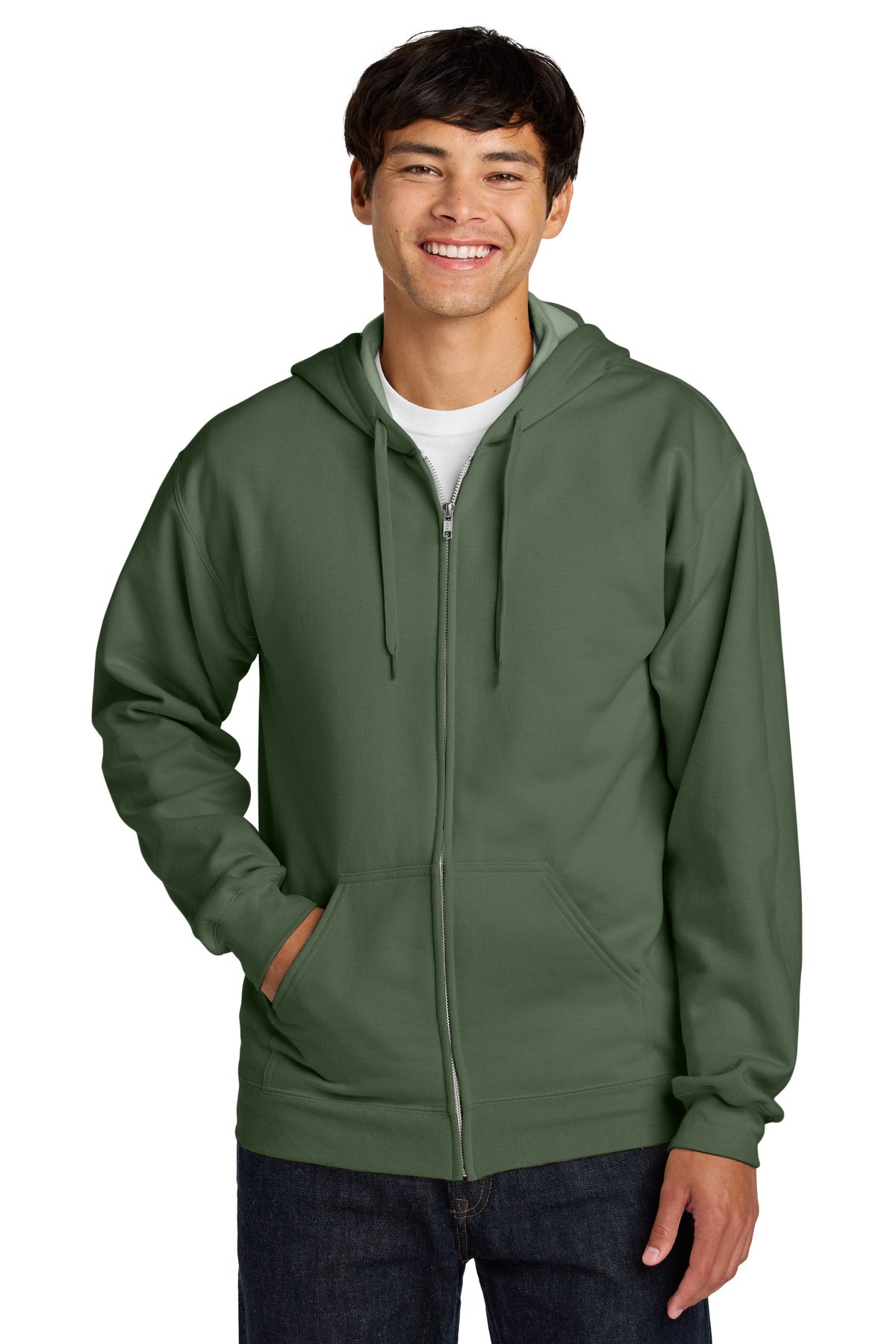 Gildan Softstyle? Midweight Fleece Full-Zip Hooded Sweatshirt SF600