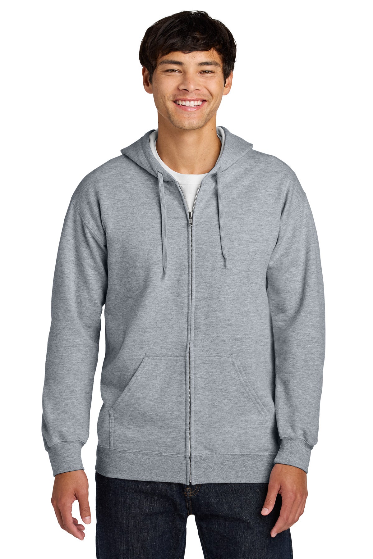 Gildan Softstyle? Midweight Fleece Full-Zip Hooded Sweatshirt SF600