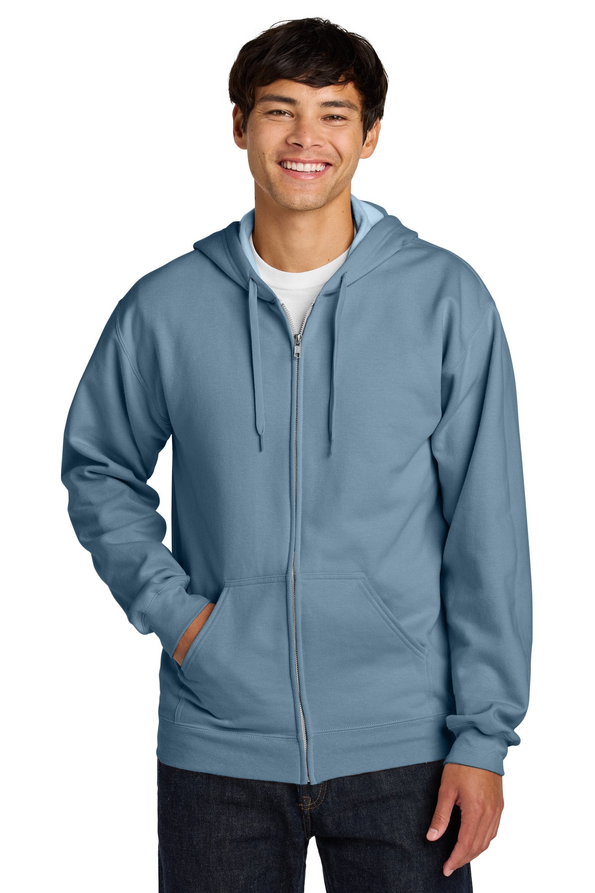 Gildan Softstyle? Midweight Fleece Full-Zip Hooded Sweatshirt SF600