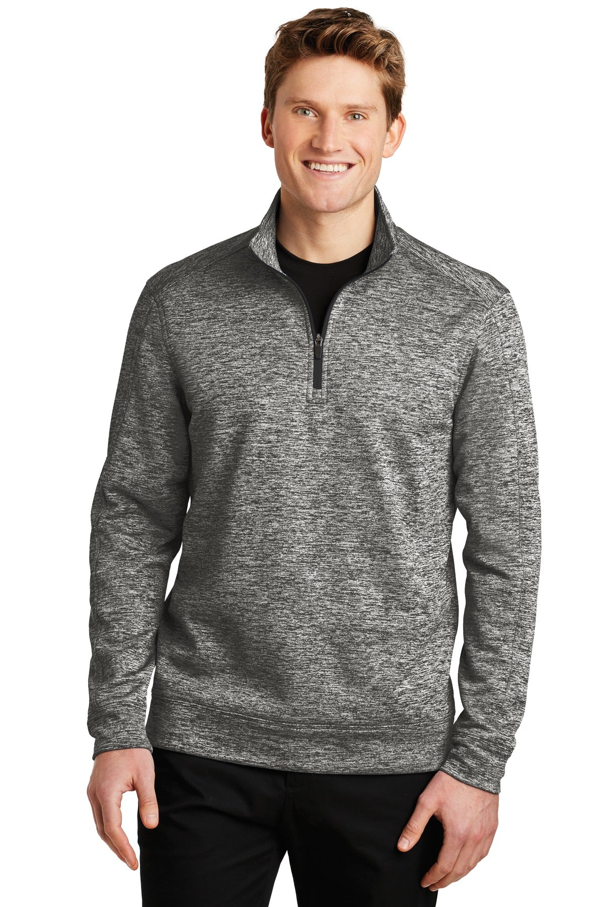 Sport-Tek? PosiCharge? Electric Heather Fleece 1/4-Zip Pullover. ST226