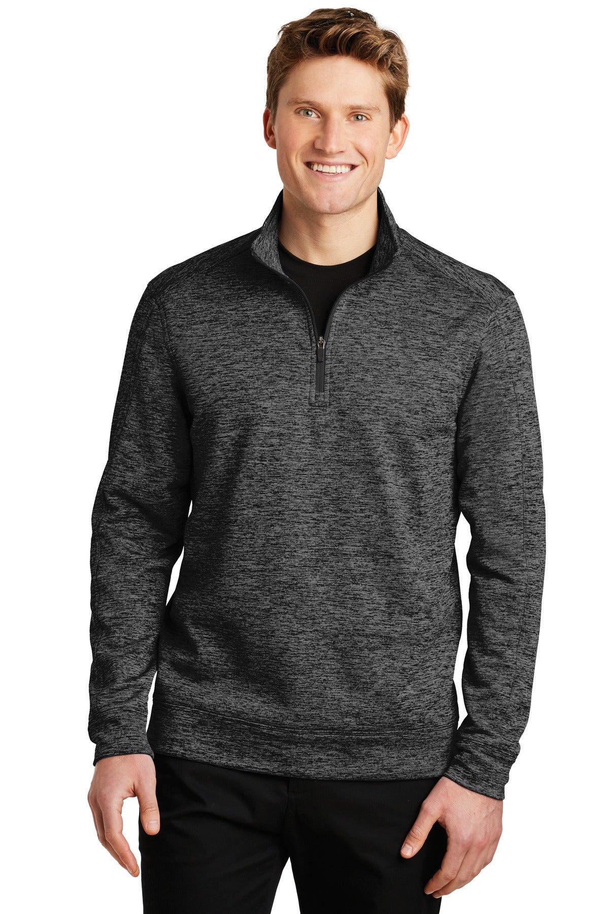 Sport-Tek? PosiCharge? Electric Heather Fleece 1/4-Zip Pullover. ST226