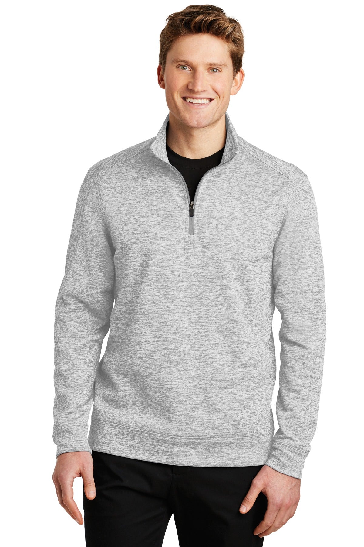 Sport-Tek? PosiCharge? Electric Heather Fleece 1/4-Zip Pullover. ST226