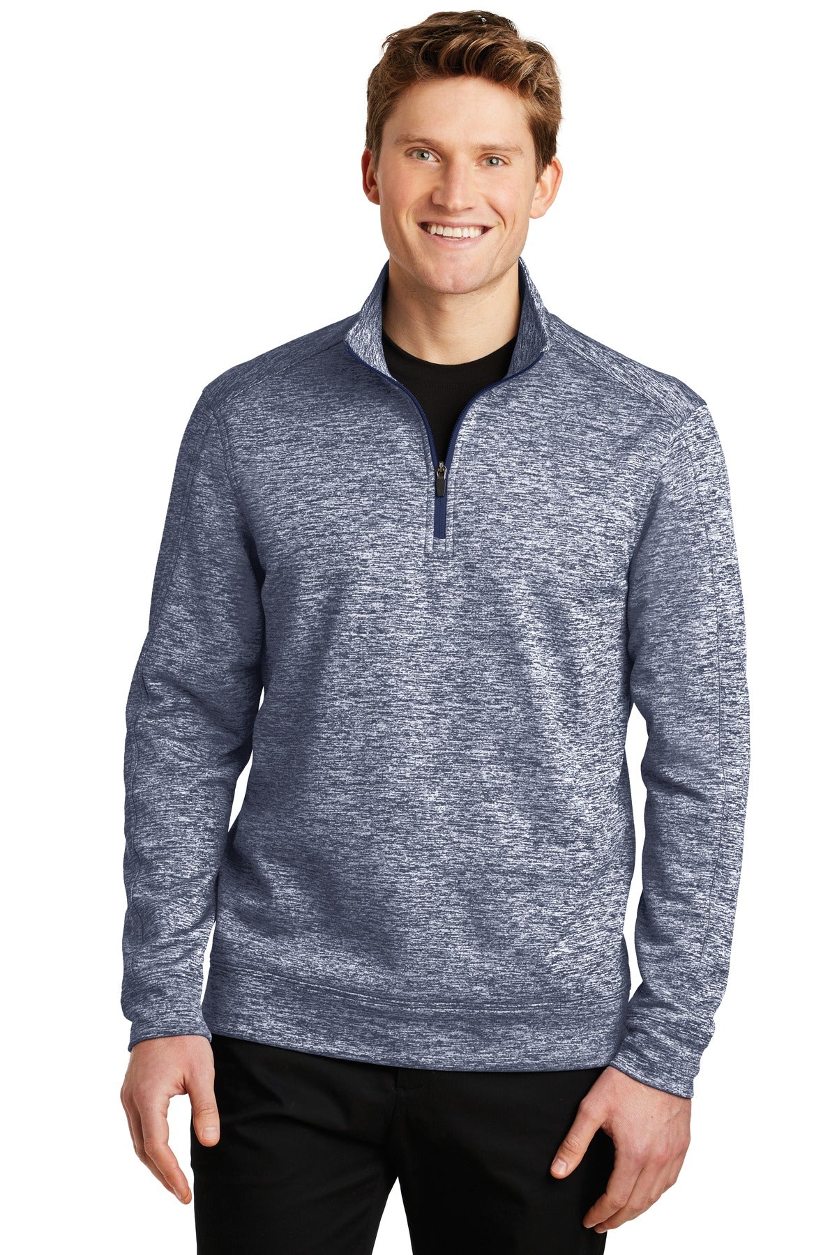 Sport-Tek? PosiCharge? Electric Heather Fleece 1/4-Zip Pullover. ST226