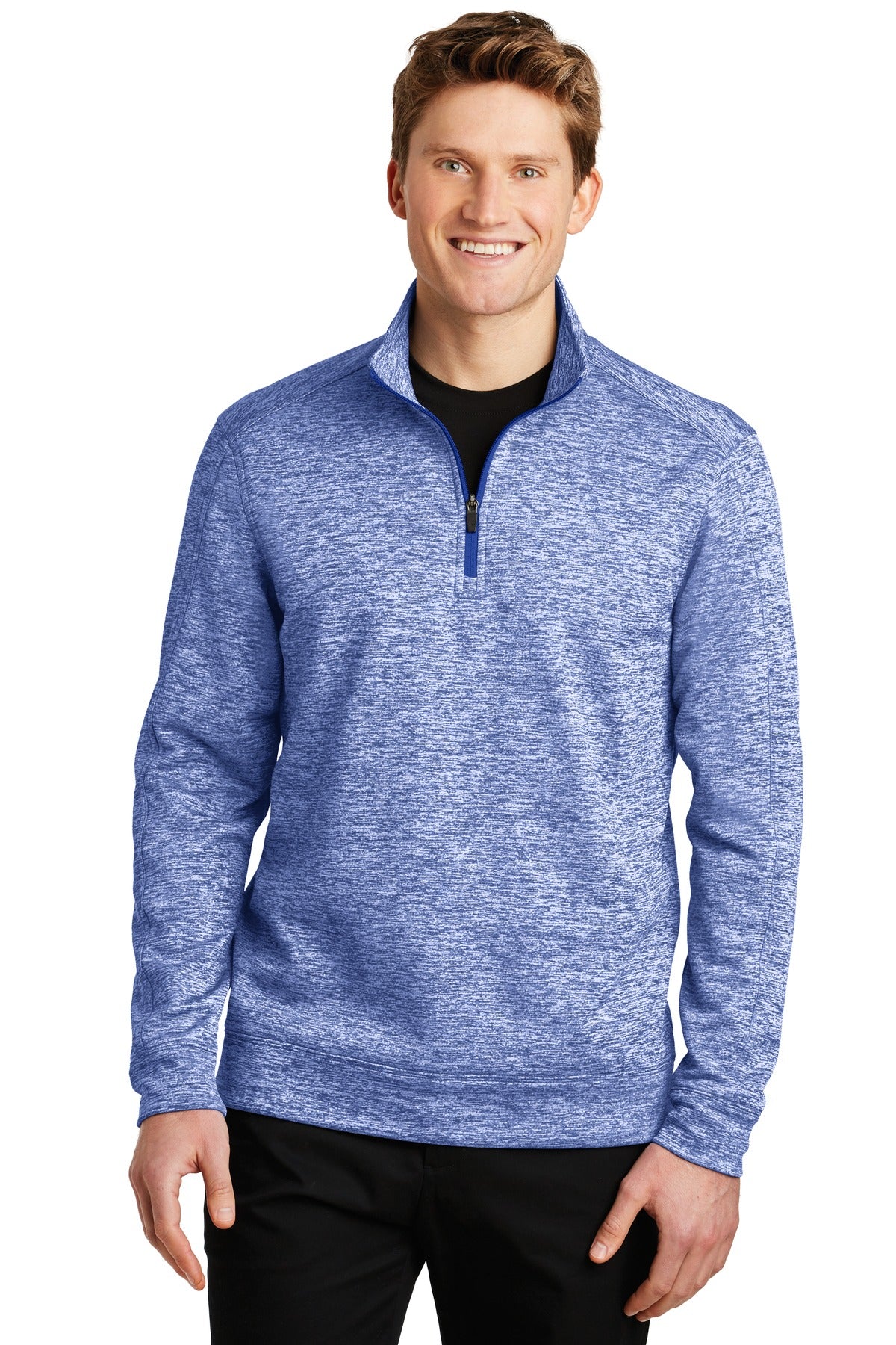 Sport-Tek? PosiCharge? Electric Heather Fleece 1/4-Zip Pullover. ST226