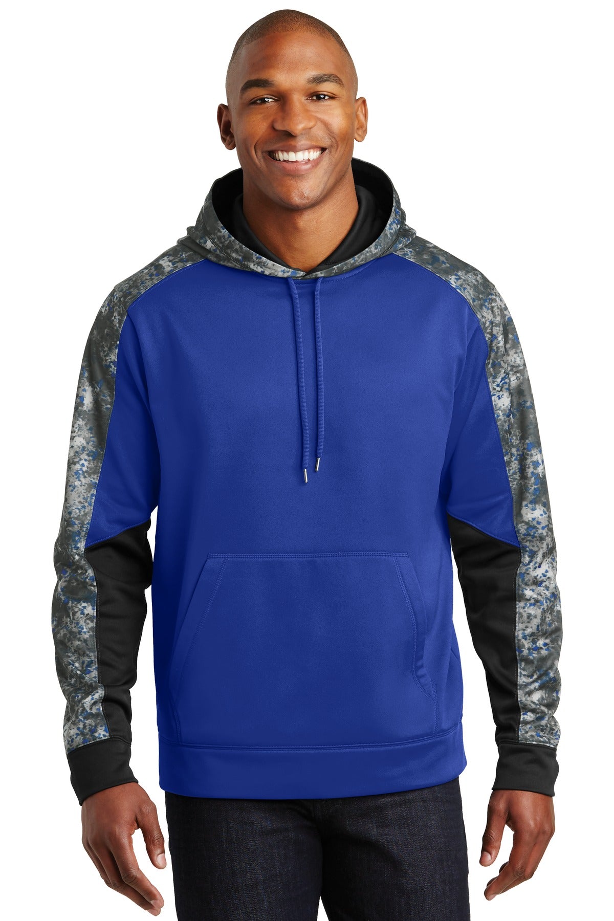 Sport-Tek? Sport-Wick? Mineral Freeze Fleece Colorblock Hooded Pullover. ST231