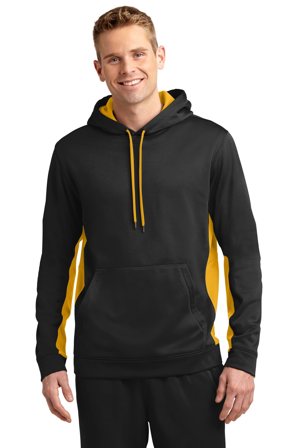 Sport-Tek? Sport-Wick? Fleece Colorblock Hooded Pullover. ST235