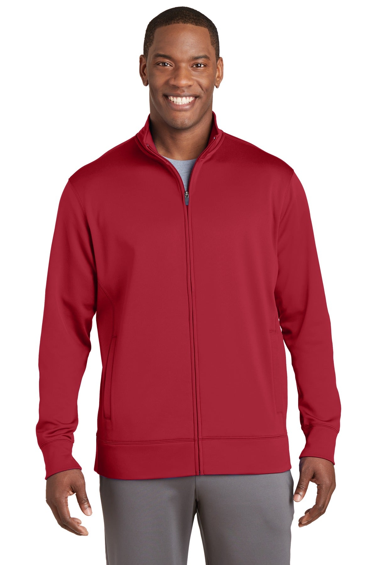 Sport-Tek? Sport-Wick? Fleece Full-Zip Jacket.  ST241