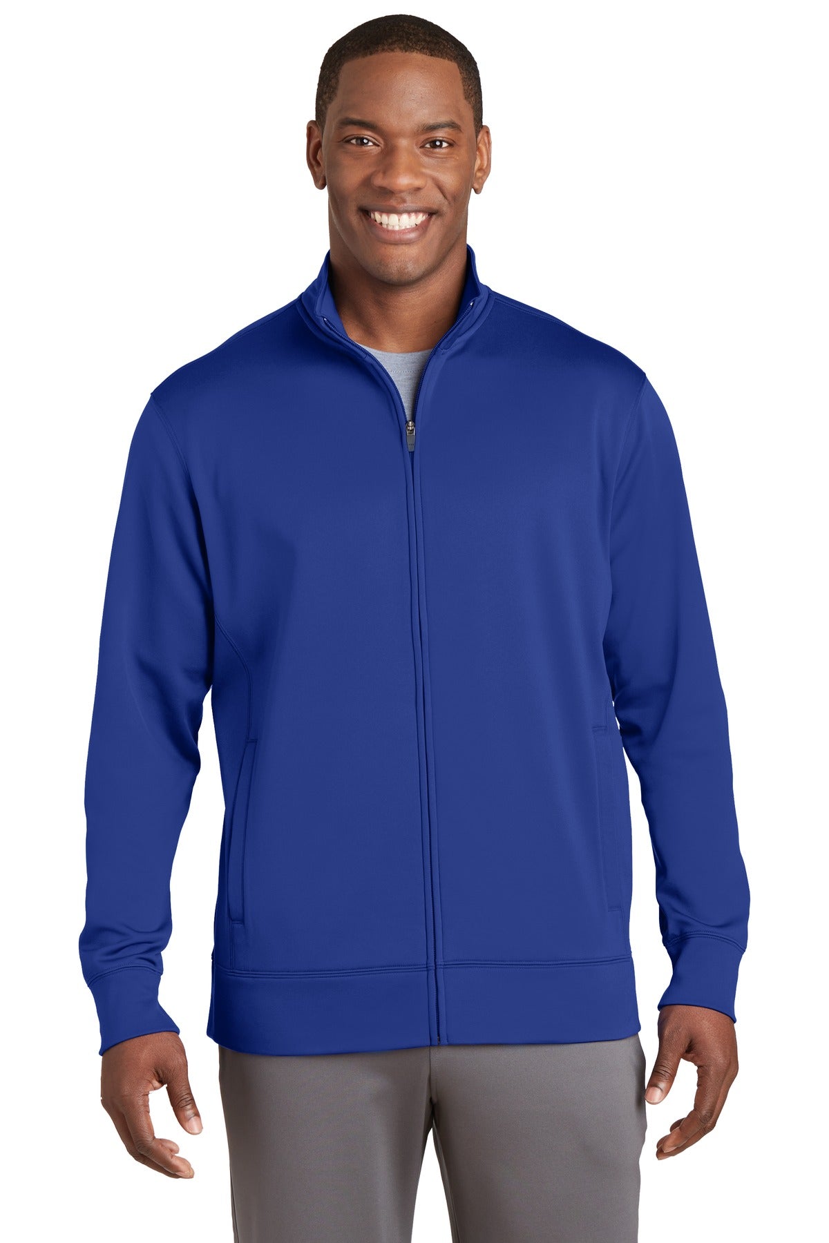 Sport-Tek? Sport-Wick? Fleece Full-Zip Jacket.  ST241