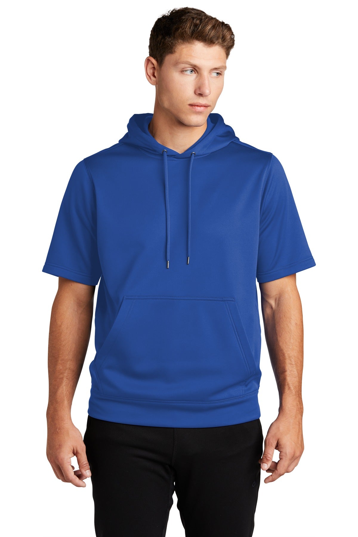 Sport-Tek ? Sport-Wick ? Fleece Short Sleeve Hooded Pullover. ST251