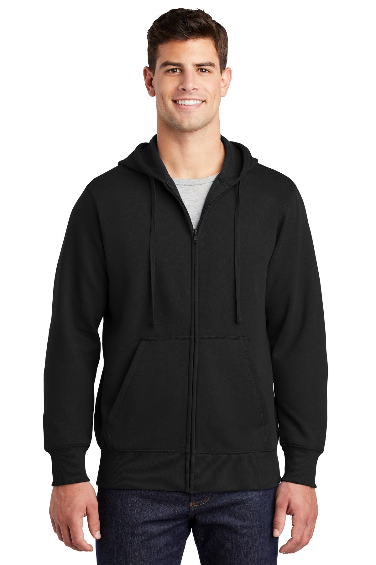 Sport-Tek? Full-Zip Hooded Sweatshirt. ST258