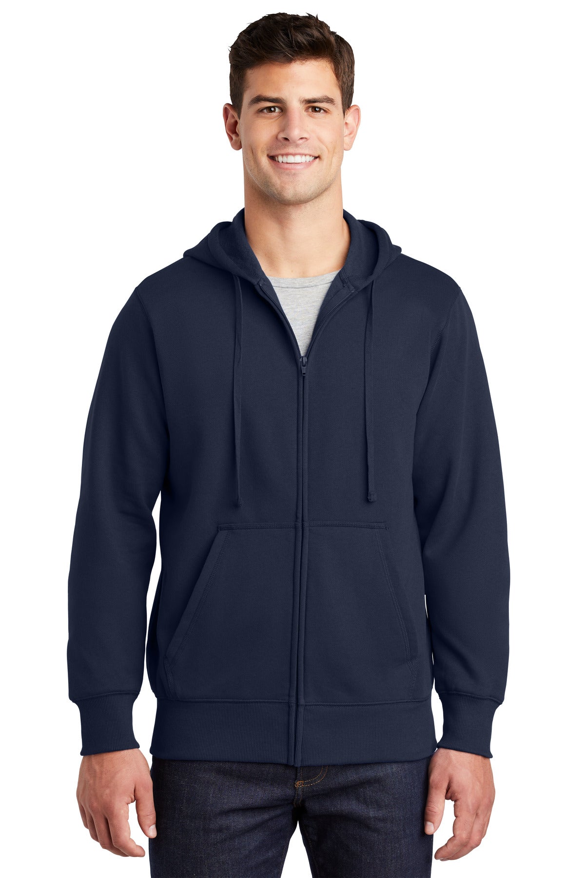 Sport-Tek? Full-Zip Hooded Sweatshirt. ST258