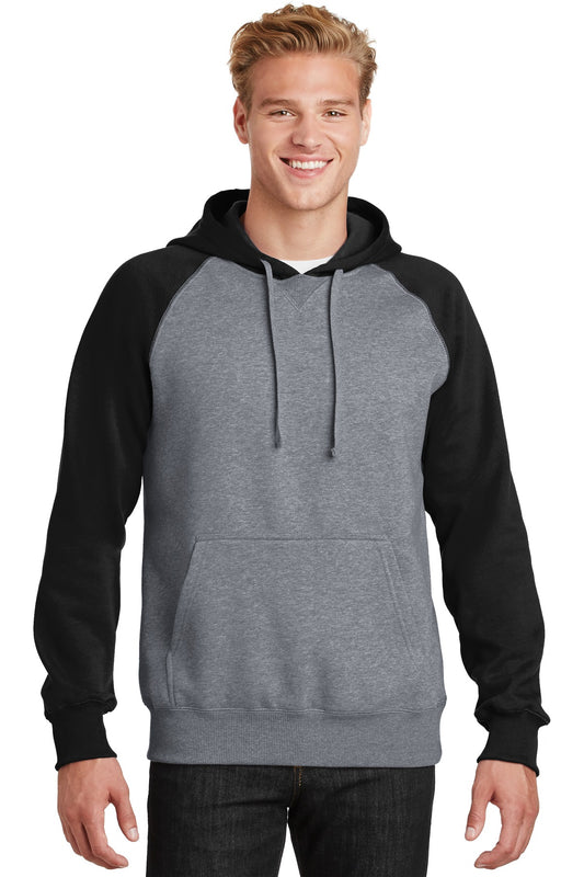 Sport-Tek? Raglan Colorblock Pullover Hooded Sweatshirt. ST267