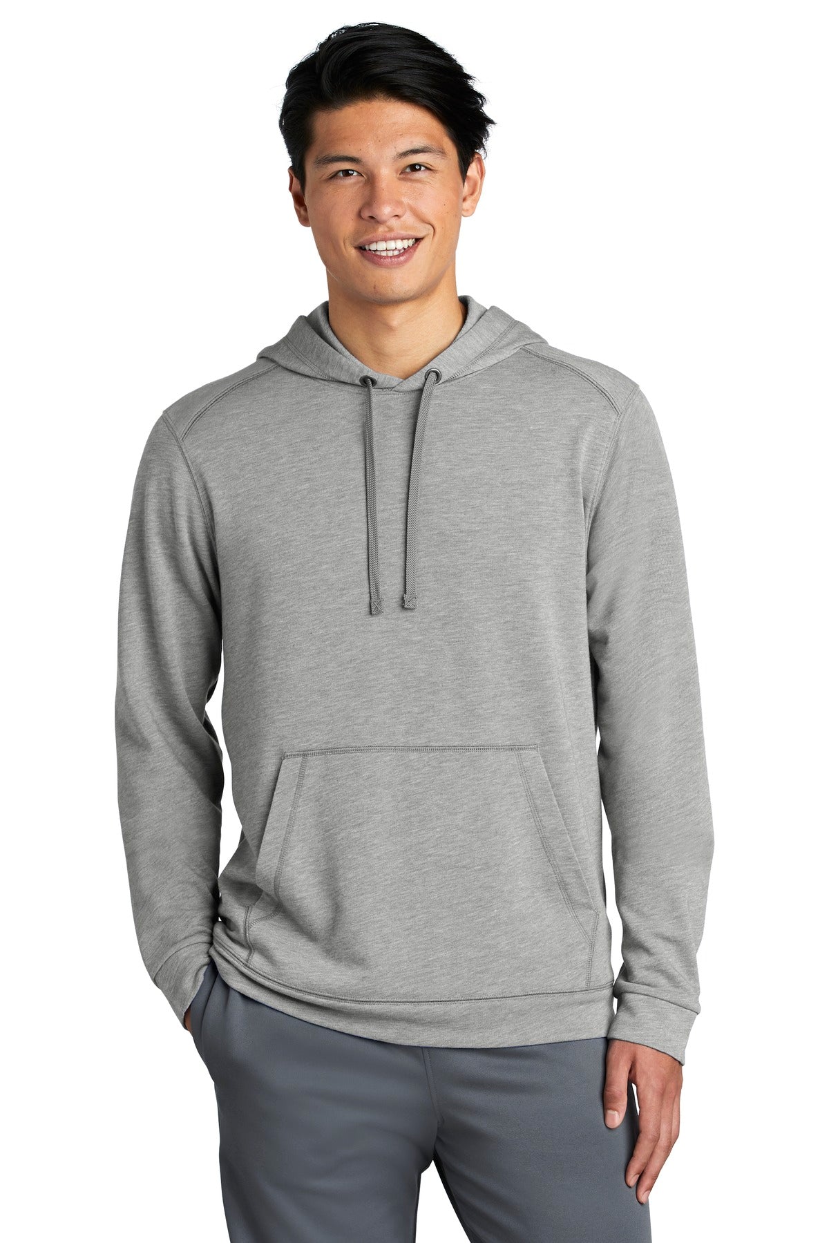 Sport-Tek ? PosiCharge ? Tri-Blend Wicking Fleece Hooded Pullover. ST296