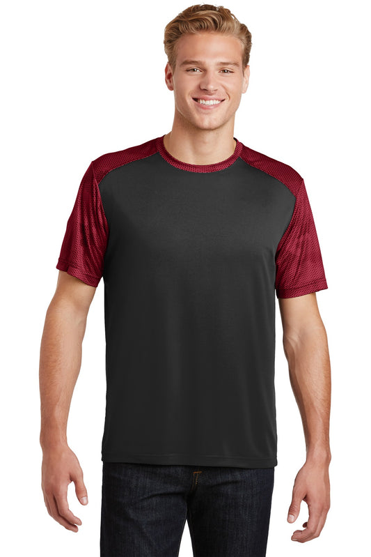 Sport-Tek? CamoHex Colorblock Tee. ST371