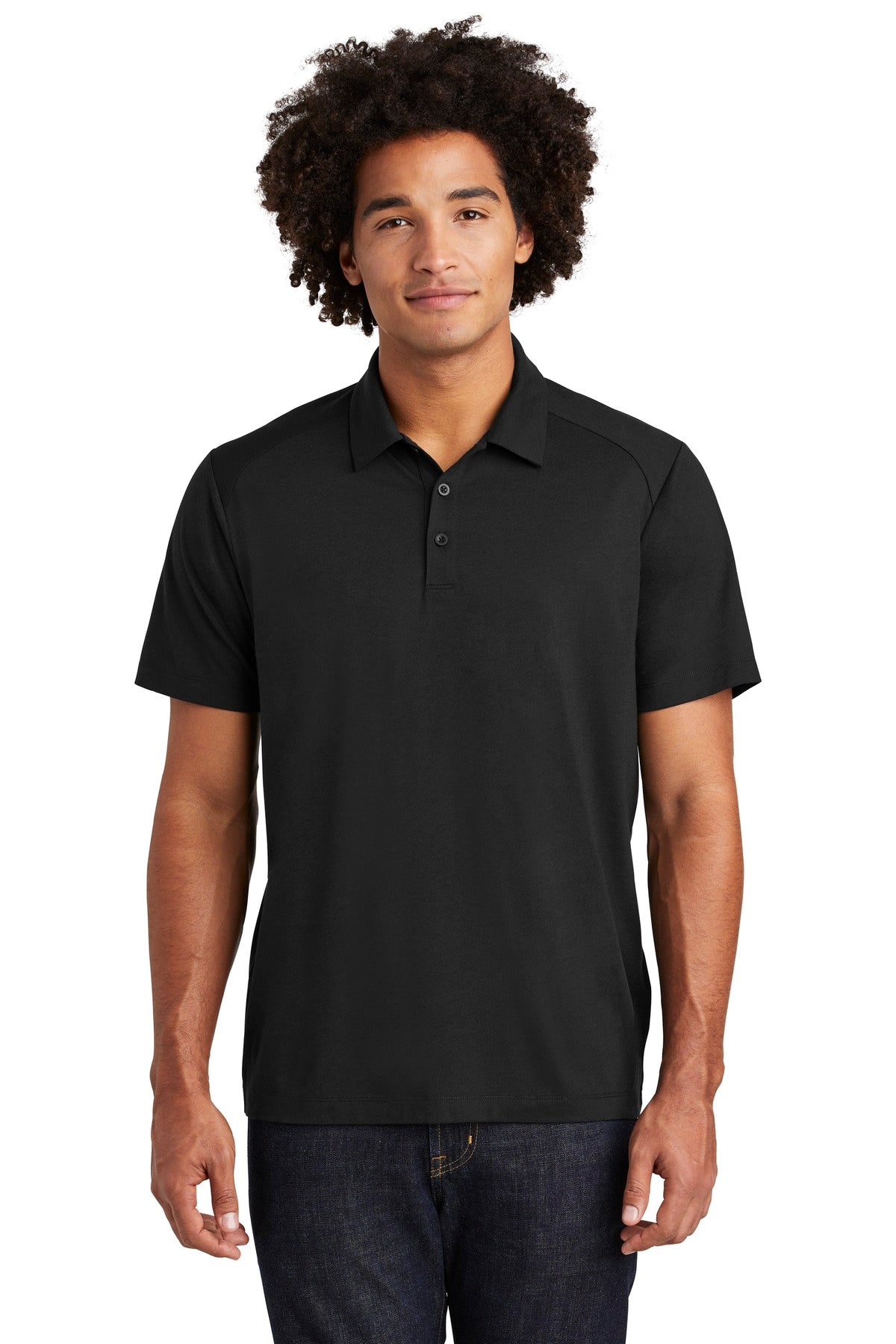 Sport-Tek ? PosiCharge ? Tri-Blend Wicking Polo. ST405