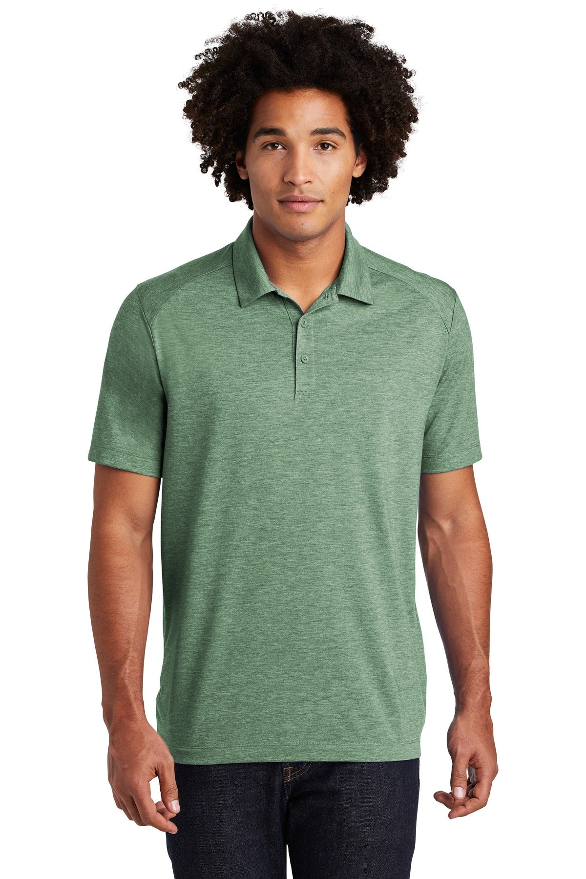 Sport-Tek ? PosiCharge ? Tri-Blend Wicking Polo. ST405