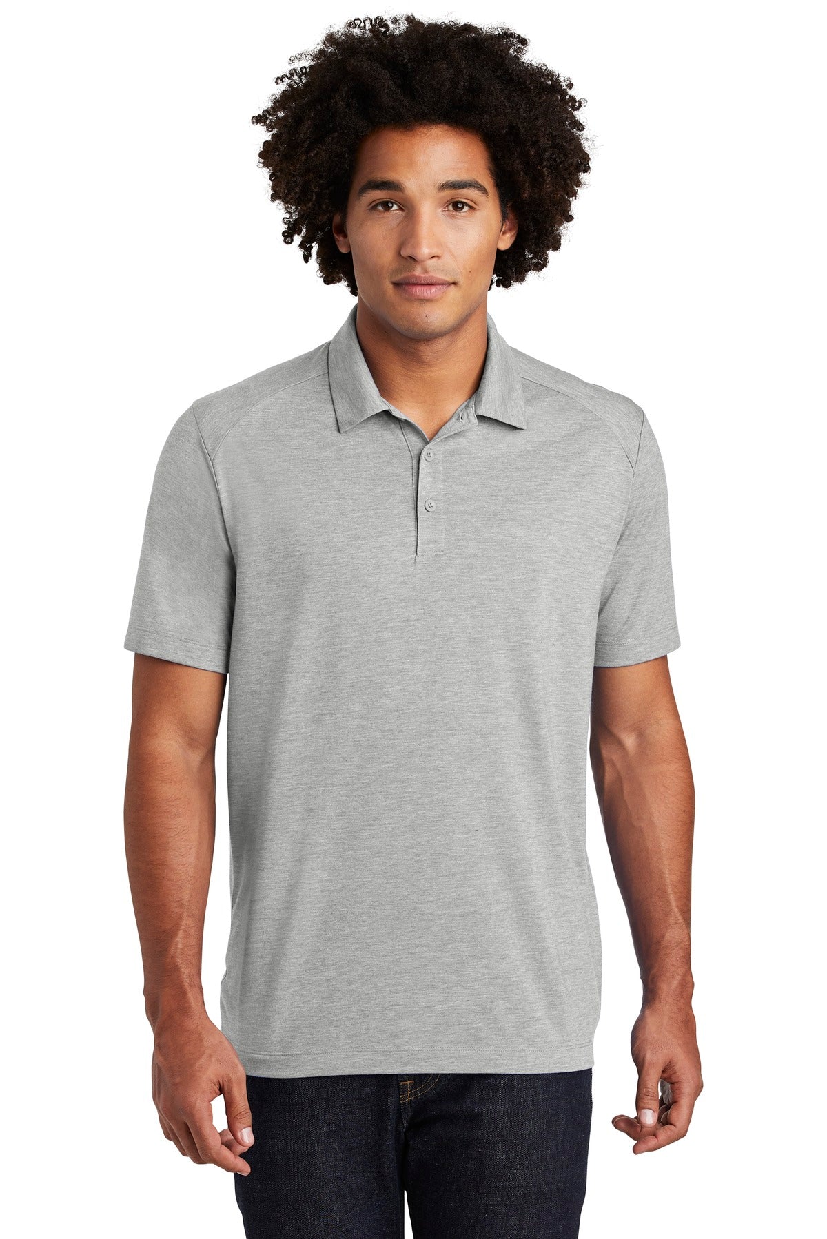 Sport-Tek ? PosiCharge ? Tri-Blend Wicking Polo. ST405