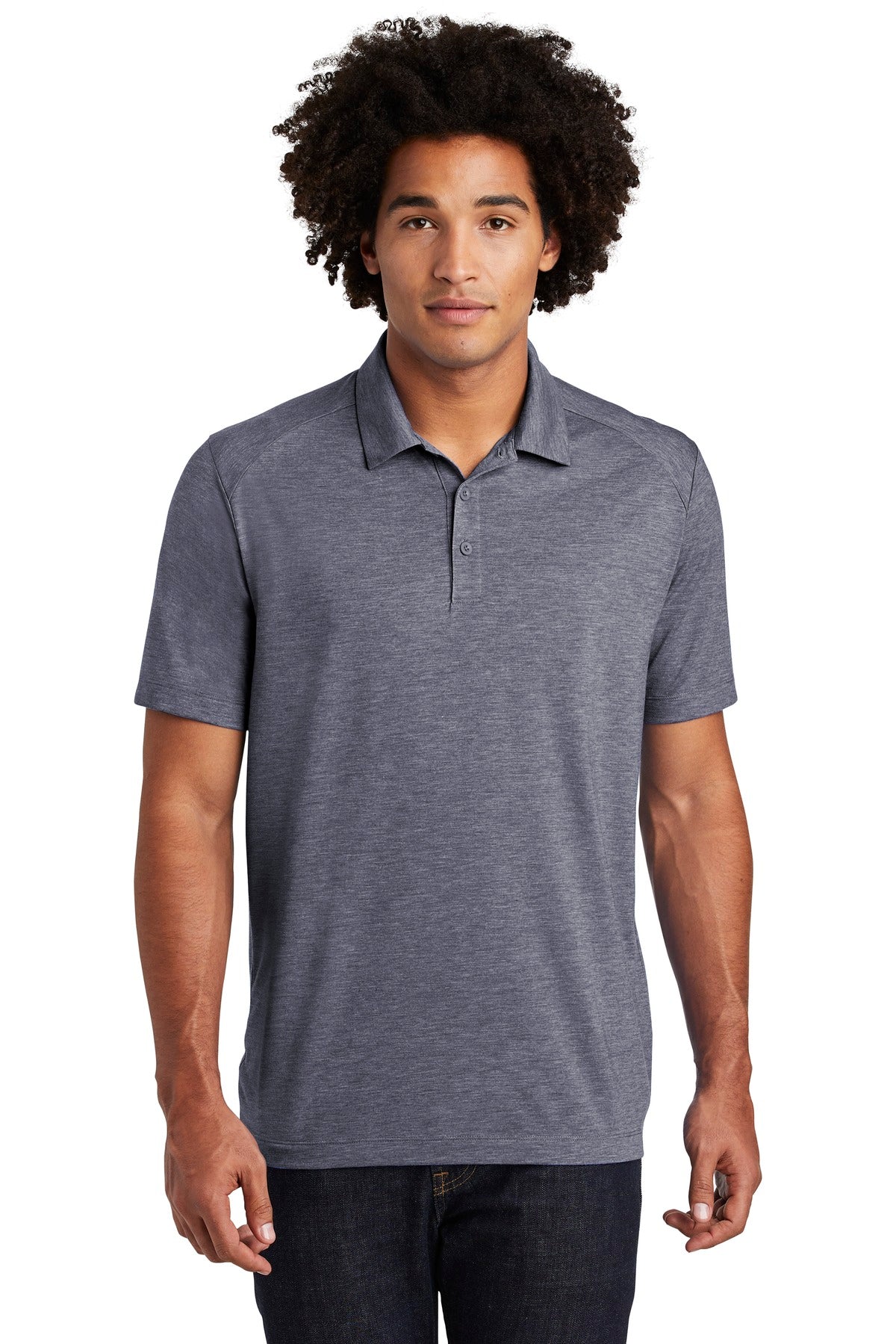 Sport-Tek ? PosiCharge ? Tri-Blend Wicking Polo. ST405