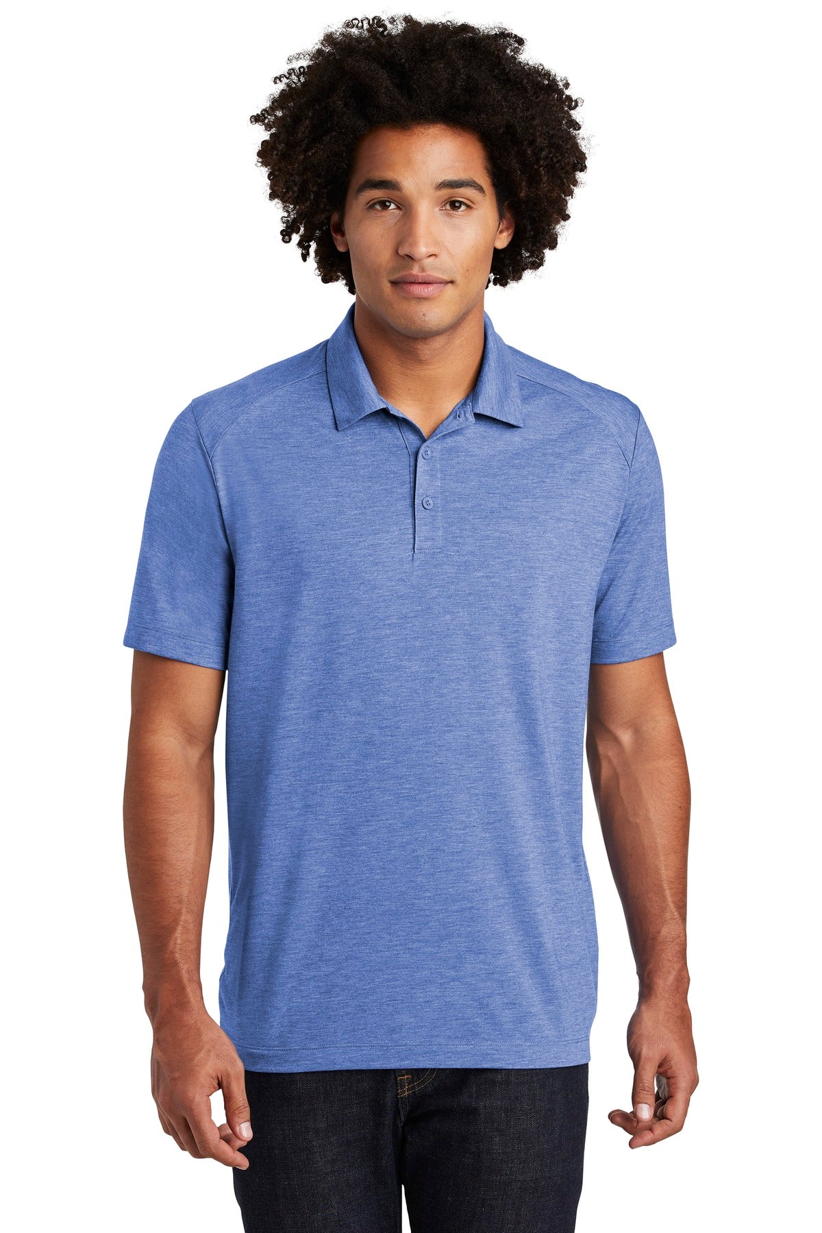 Sport-Tek ? PosiCharge ? Tri-Blend Wicking Polo. ST405