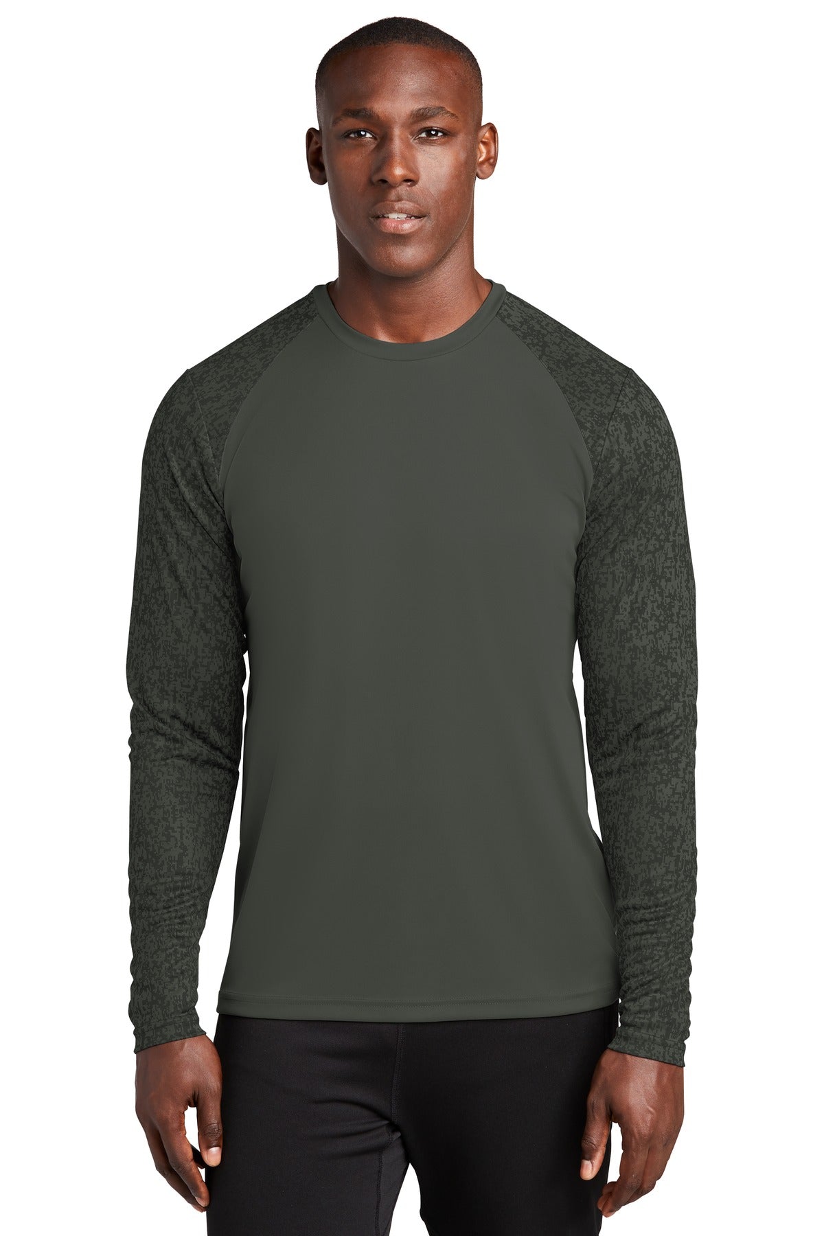 Sport-Tek ? Long Sleeve Digi Camo Tee. ST460LS