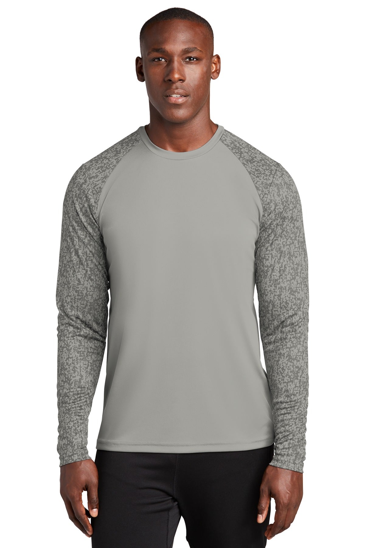 Sport-Tek ? Long Sleeve Digi Camo Tee. ST460LS