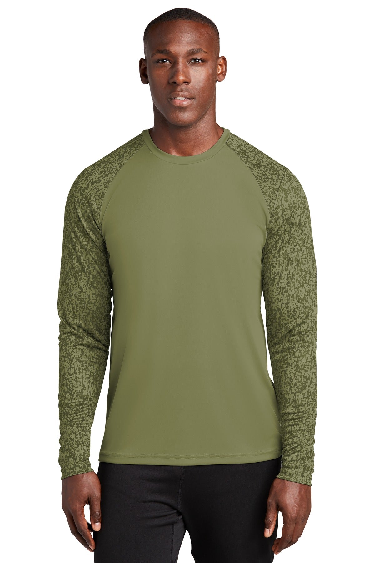 Sport-Tek ? Long Sleeve Digi Camo Tee. ST460LS