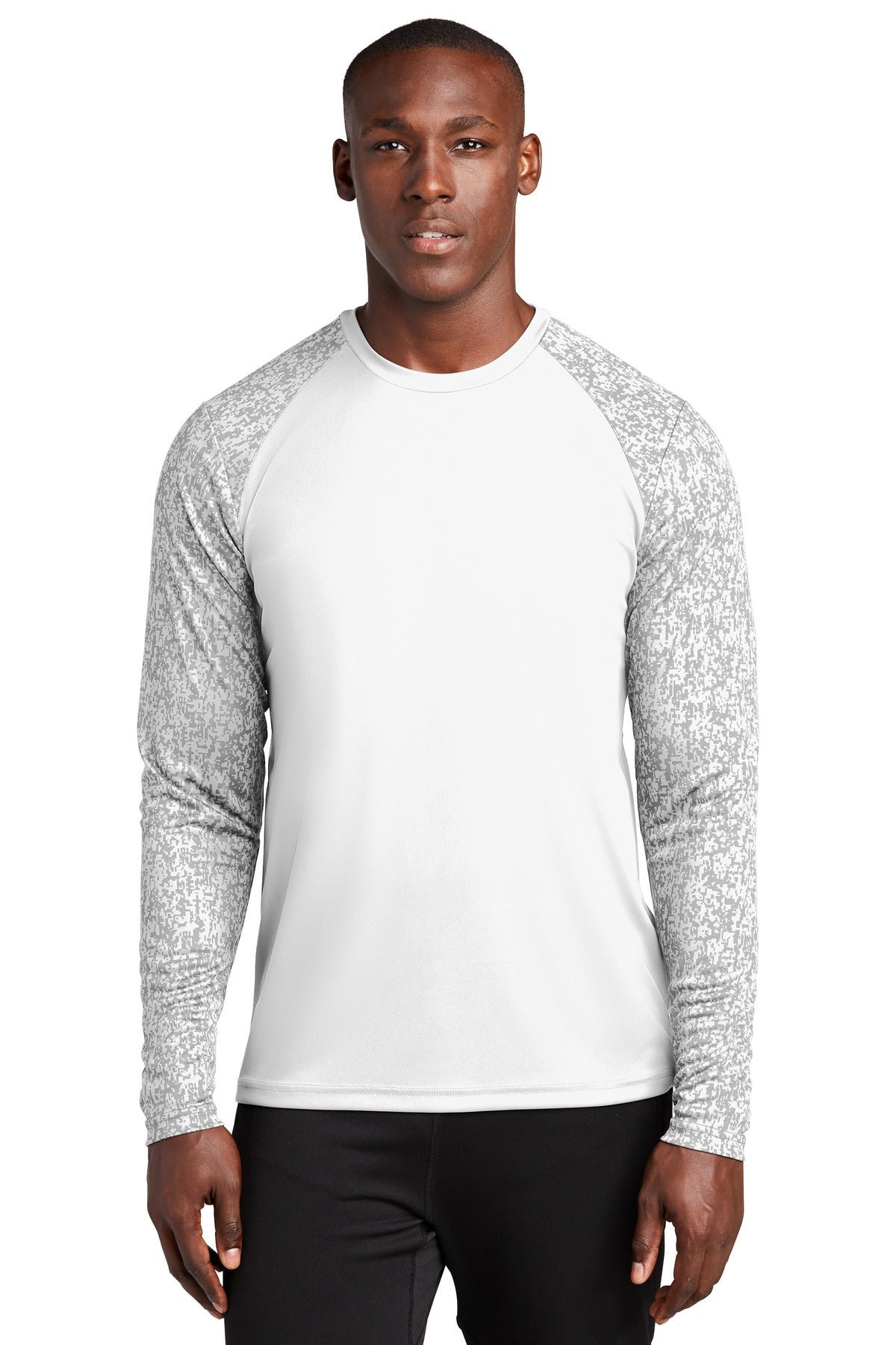 Sport-Tek ? Long Sleeve Digi Camo Tee. ST460LS