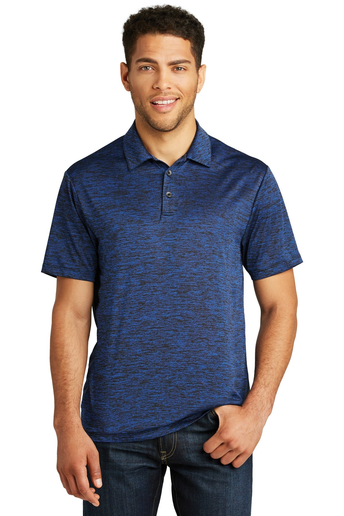 Sport-Tek ? PosiCharge ? Electric Heather Polo. ST590