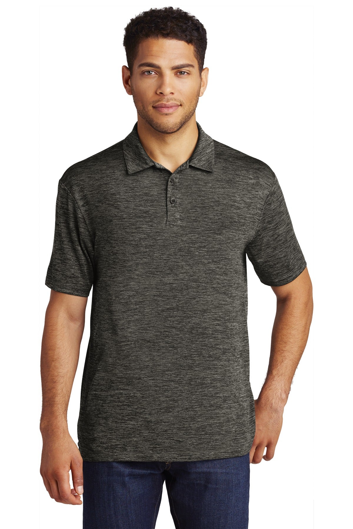 Sport-Tek ? PosiCharge ? Electric Heather Polo. ST590