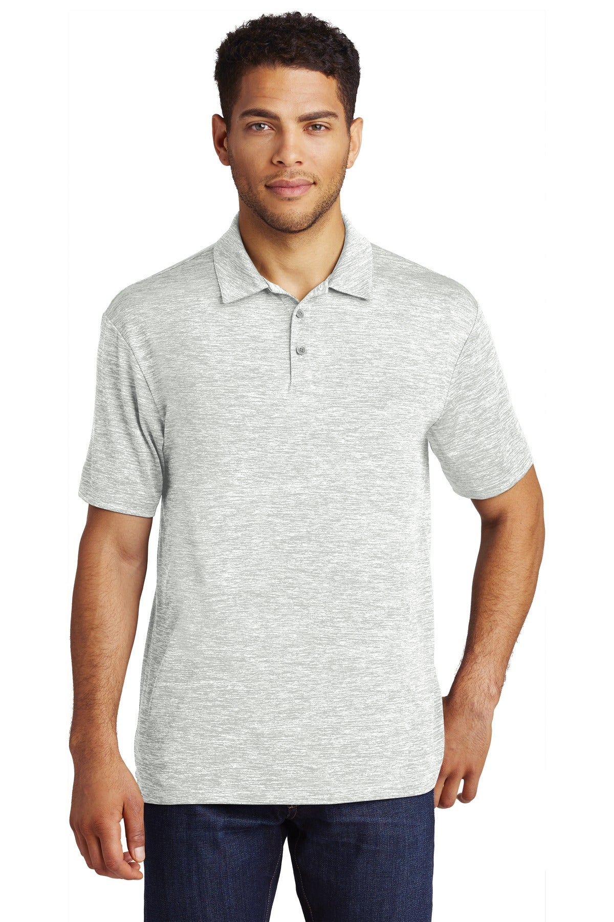 Sport-Tek ? PosiCharge ? Electric Heather Polo. ST590