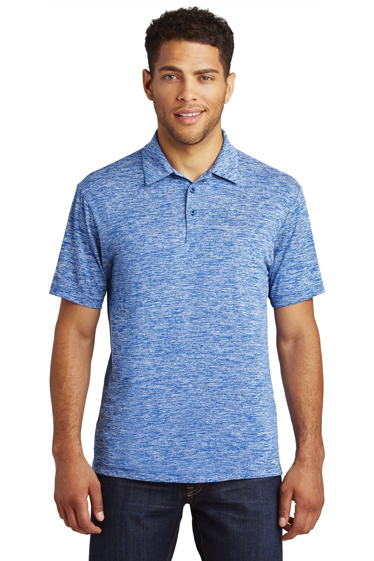 Sport-Tek ? PosiCharge ? Electric Heather Polo. ST590