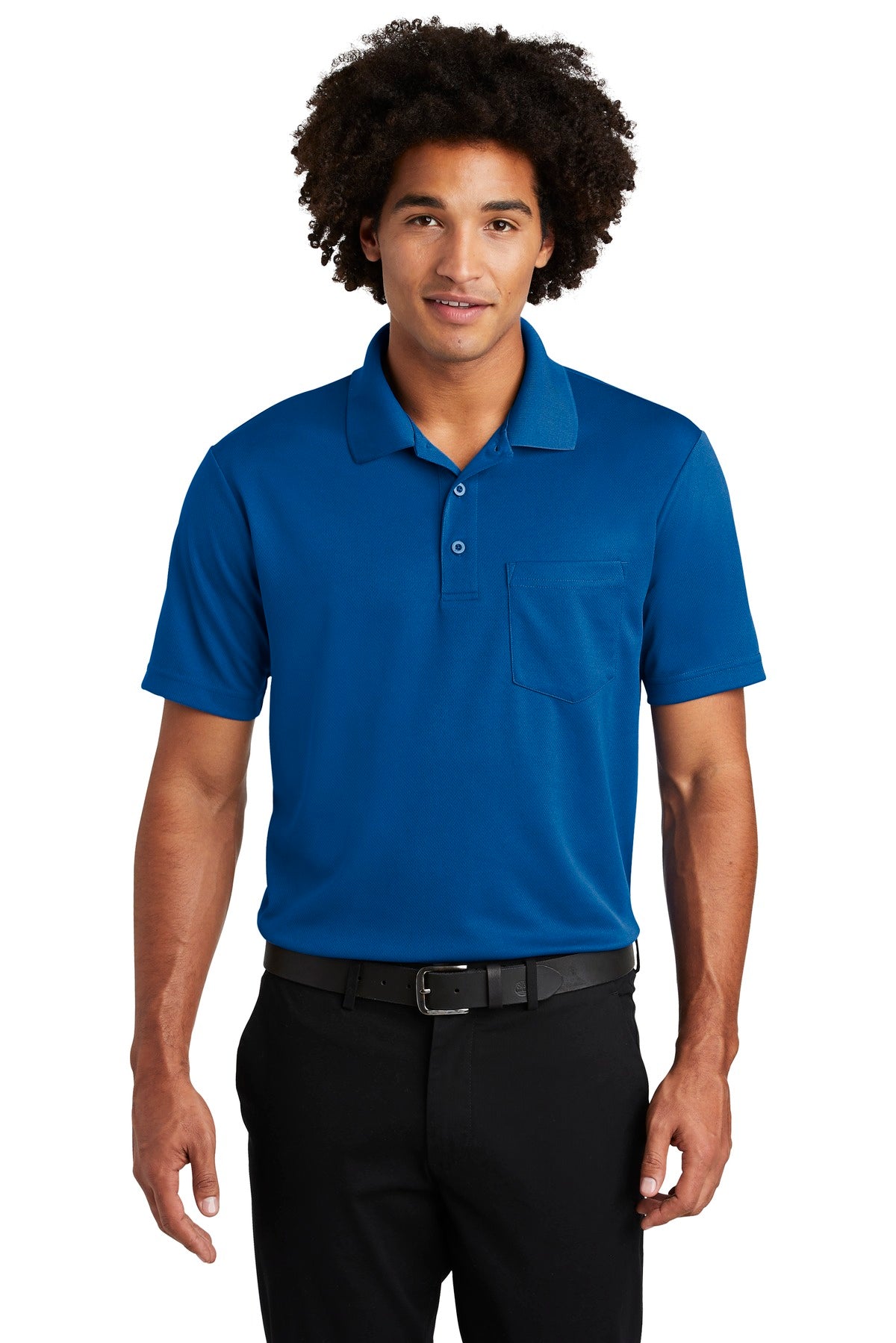 Sport-Tek ? PosiCharge ? RacerMesh ? Pocket Polo. ST640P