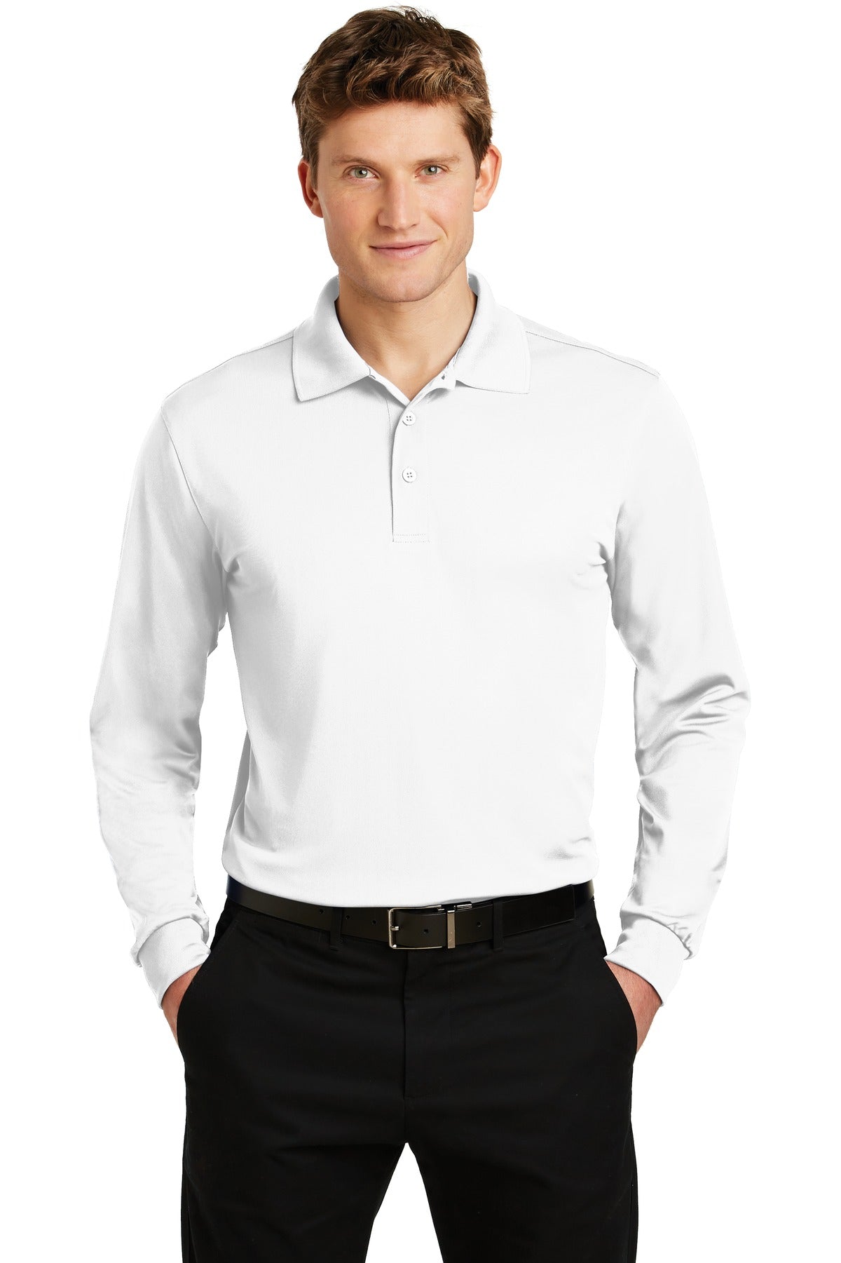 Sport-Tek? Long Sleeve Micropique Sport-Wick? Polo. ST657