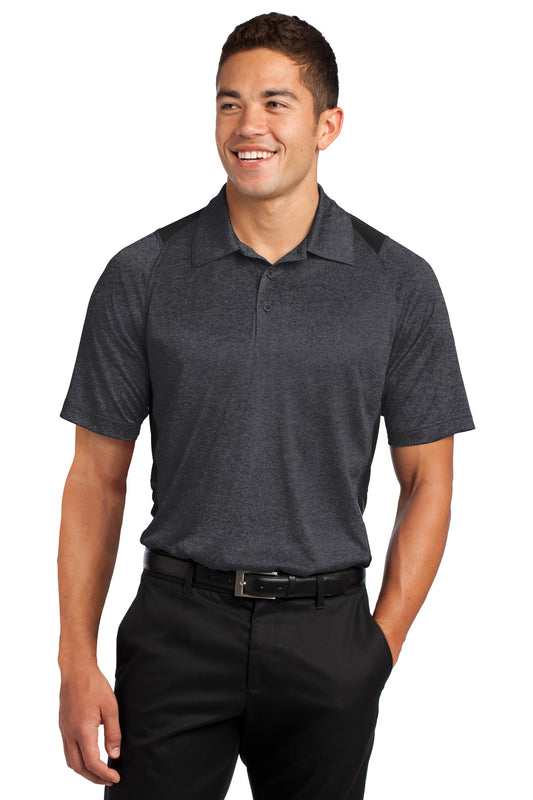 Sport-Tek? Heather Colorblock Contender? Polo. ST665