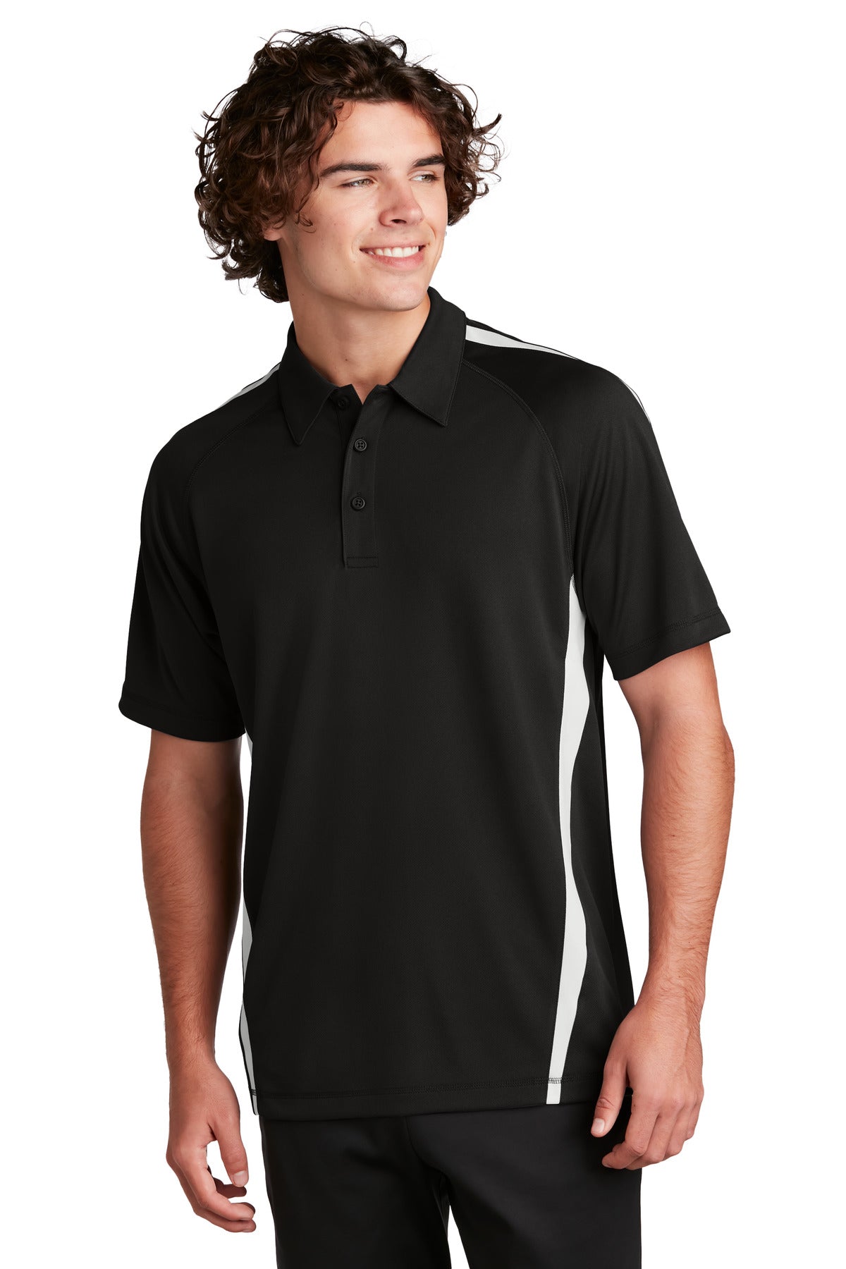 Sport-Tek? PosiCharge? Micro-Mesh Colorblock Polo. ST685