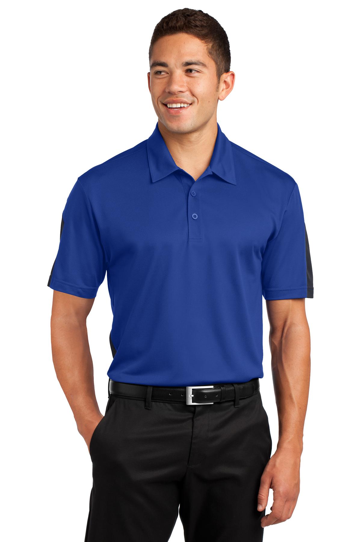 Sport-Tek? PosiCharge? Active Textured Colorblock Polo. ST695