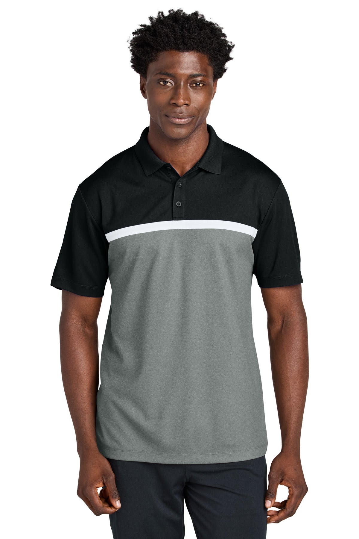 Sport-Tek? UV Micropique Colorblock Polo ST741