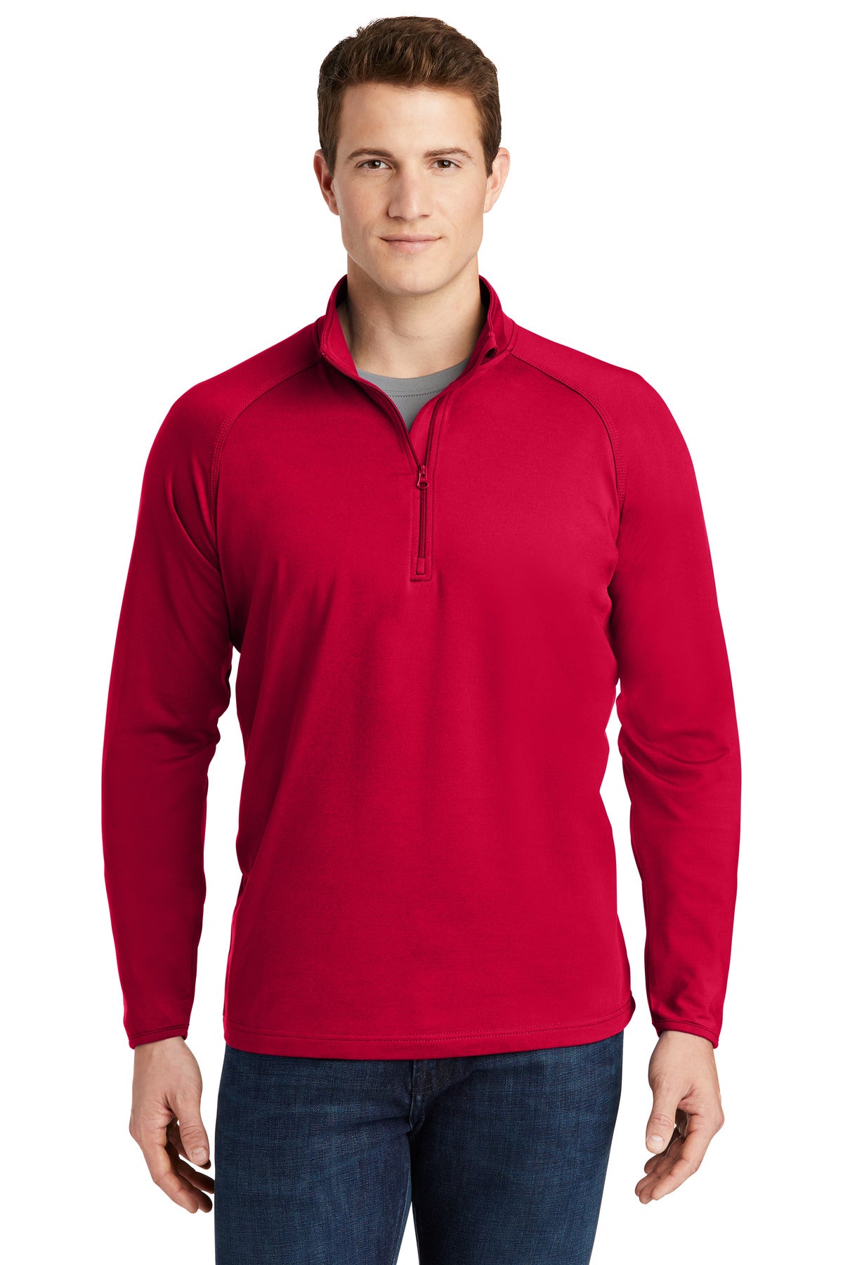 Sport-Tek? Sport-Wick? Stretch 1/4-Zip Pullover. ST850